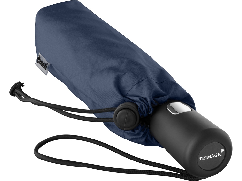 Изображение №2 | Зонт складной «Trimagic» полуавтомат (серый)