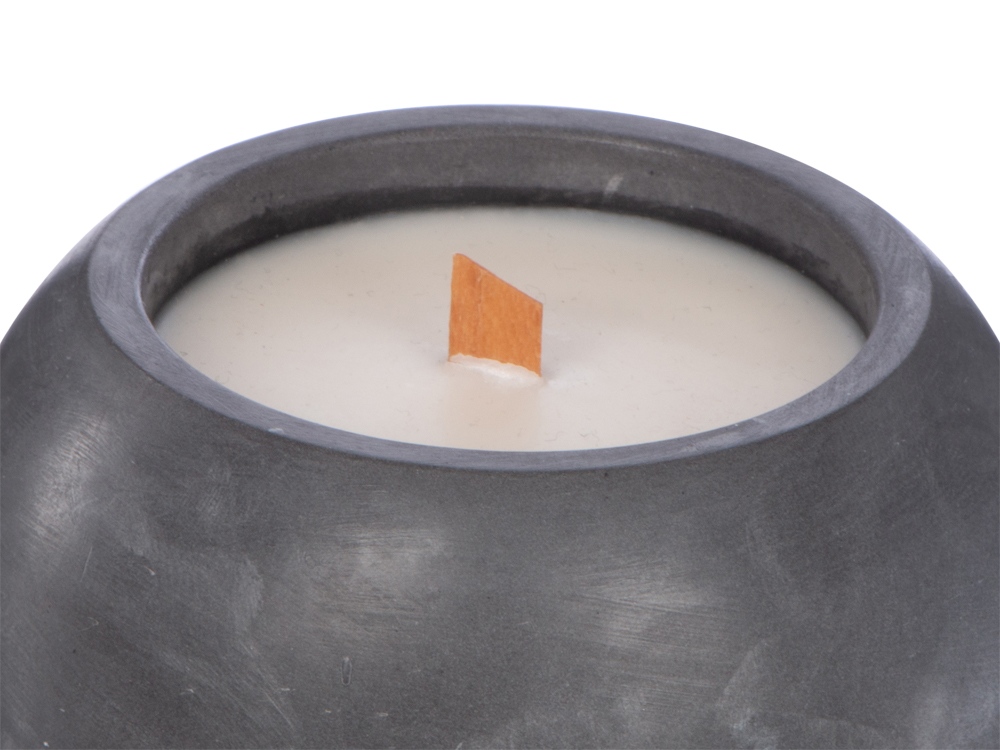 Изображение №2 | Свеча ароматическая «Glen» (белый, серый)