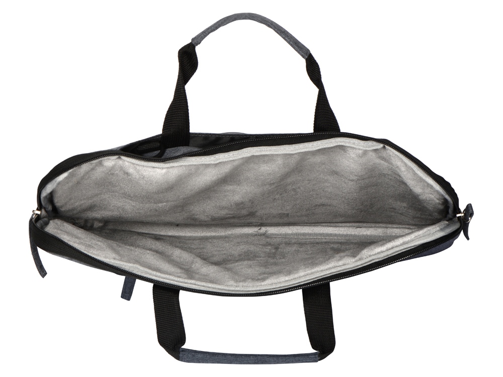 Изображение №6 | Сумка «Plush» c усиленной защитой ноутбука 15.6 '' (серо-синий)