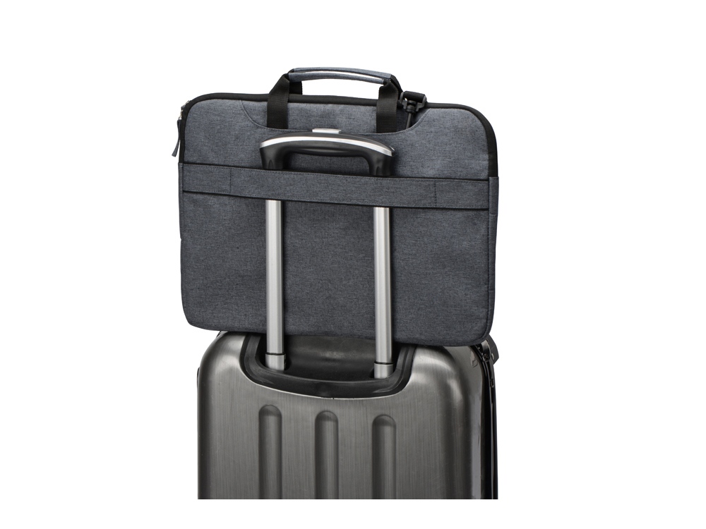 Изображение №8 | Сумка «Plush» c усиленной защитой ноутбука 15.6 '' (серо-синий)