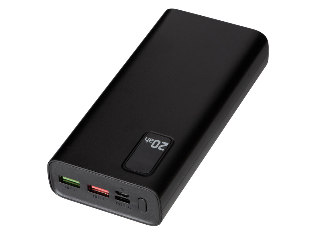 Изображение №4 | Портативный внешний аккумулятор «FAST», 20000 mAh (черный)