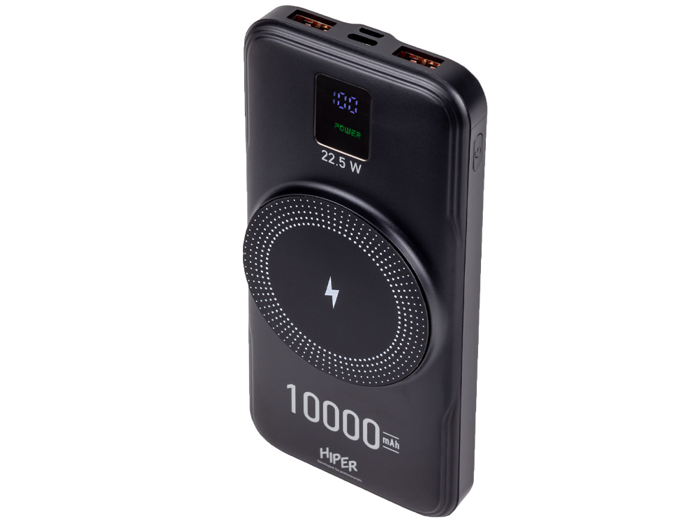 Изображение №1 | Внешний беспроводной аккумулятор «AIR», 10000 mAh (черный)