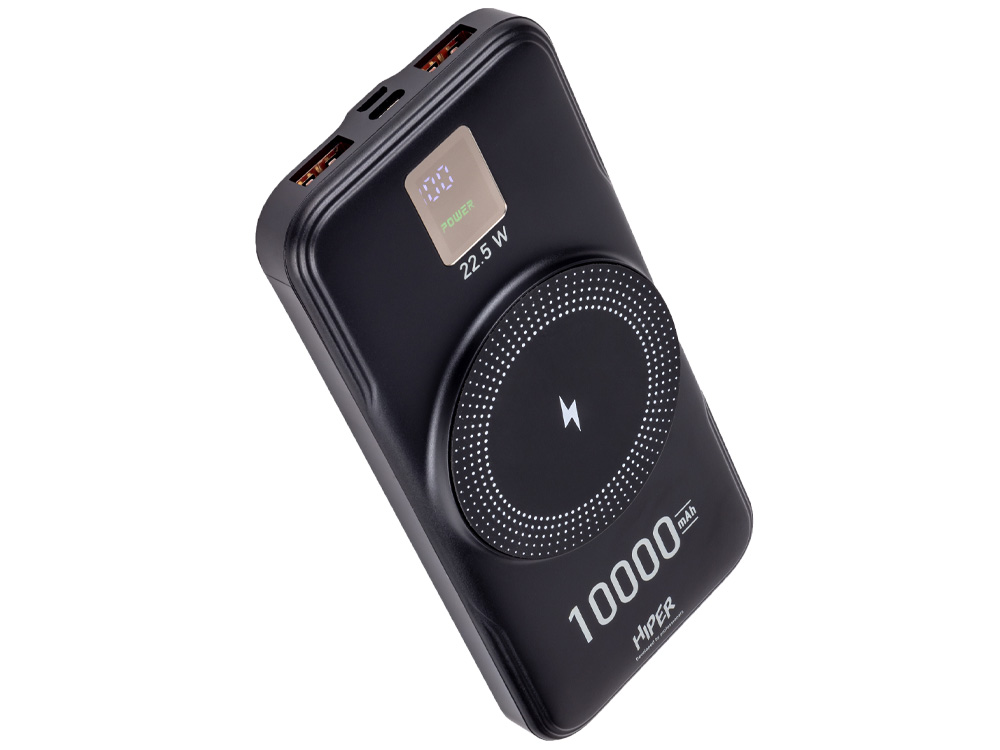 Изображение №2 | Внешний беспроводной аккумулятор «AIR», 10000 mAh (черный)