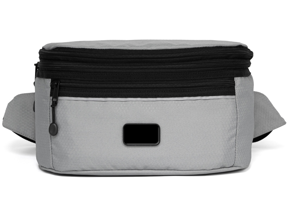 Изображение №15 | Рюкзак-трансформер 2-в-1 «Athletica» водостойкий с поясной сумкой из переработанного пластика (серый)