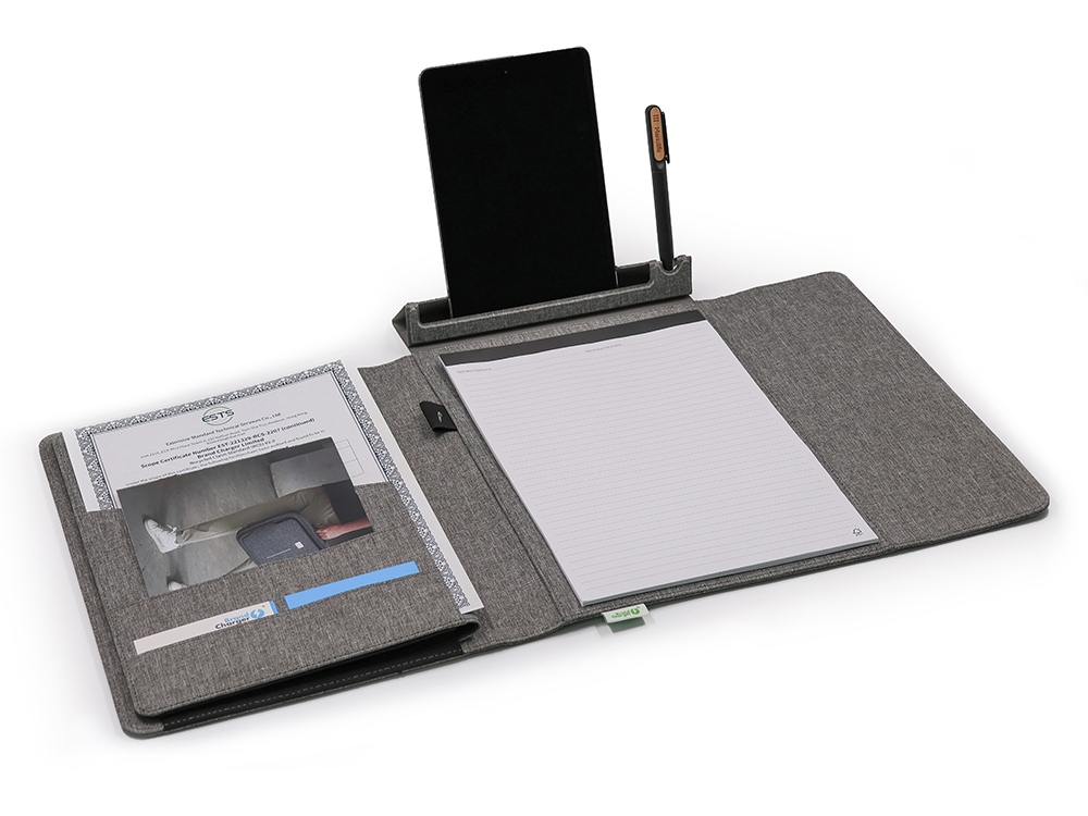 Изображение №1 | Портфолио А4 из RPET «NotyFolio Eco» с отделением для ноутбука 13