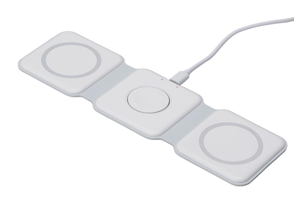 Изображение №2 | Беспроводное зарядное устройство 3-в-1 «Road», 15 Вт (белый)