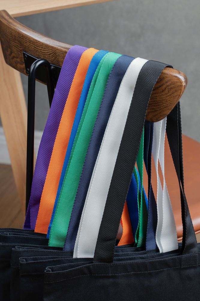 Изображение №7 | Холщовая сумка BrighTone, черная с черными ручками