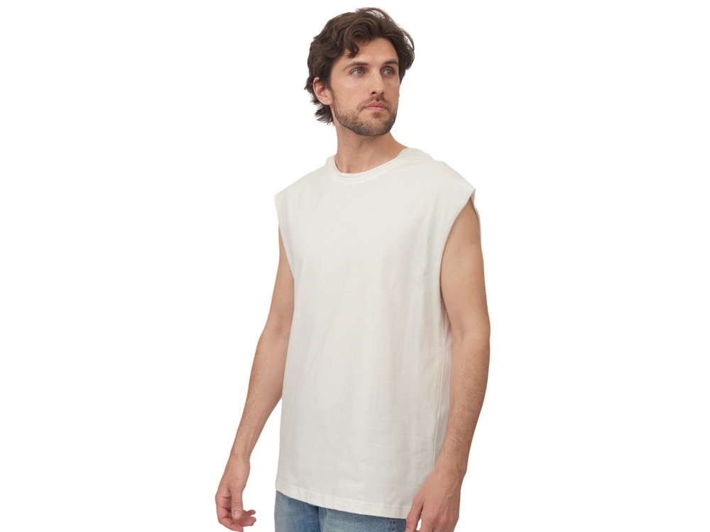 Изображение №4 | Майка оверсайз «Berlin», унисекс XS-S (молочный)