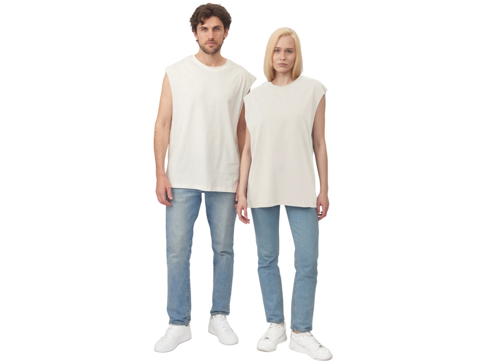 Изображение №7 | Майка оверсайз «Berlin», унисекс XS-S (молочный)