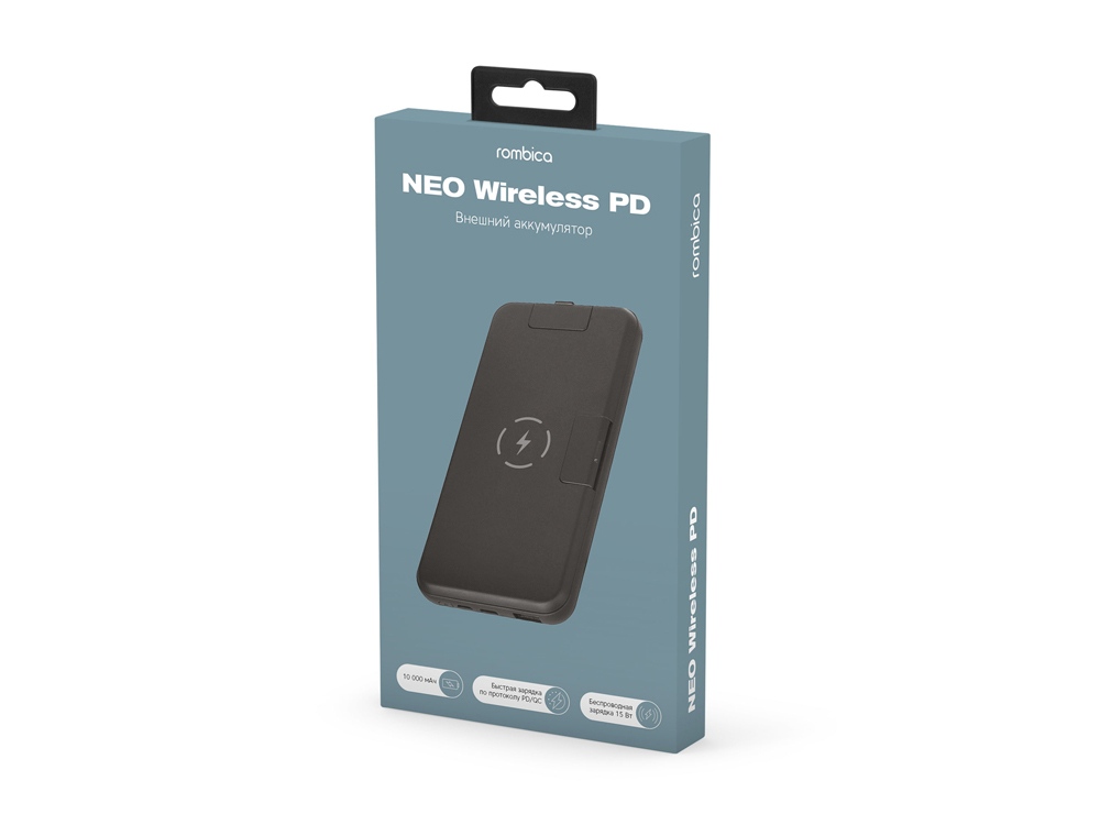 Изображение №6 | Внешний беспроводной аккумулятор «NEO Wireless PD», 10000 mAh (черный)