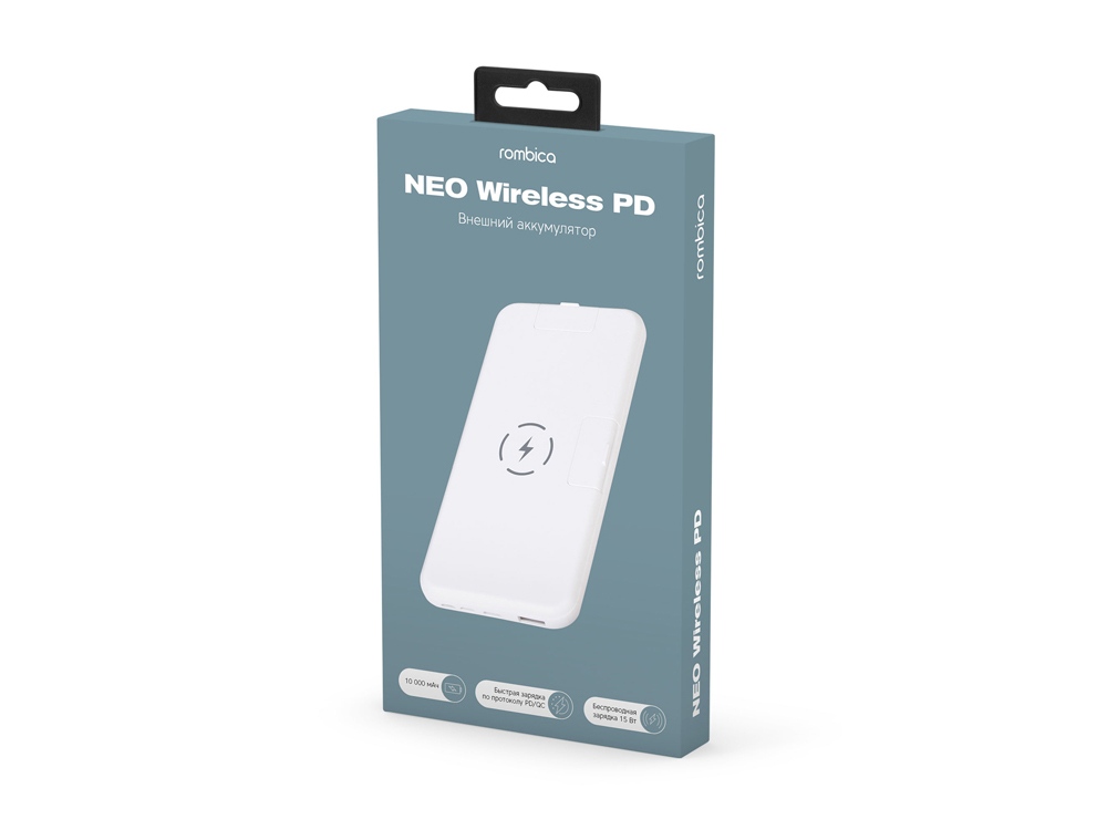 Изображение №6 | Внешний беспроводной аккумулятор «NEO Wireless PD», 10000 mAh (белый)