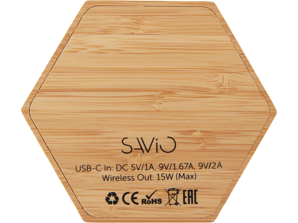 Изображение №5 | Беспроводное зарядное устройство «Gex», 15 Вт (натуральный)