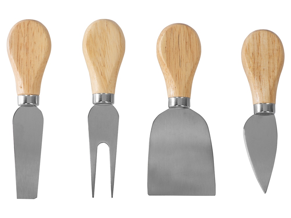 Изображение №3 | Подарочный набор для сыра в деревянной упаковке «Reggiano» (светло-коричневый)