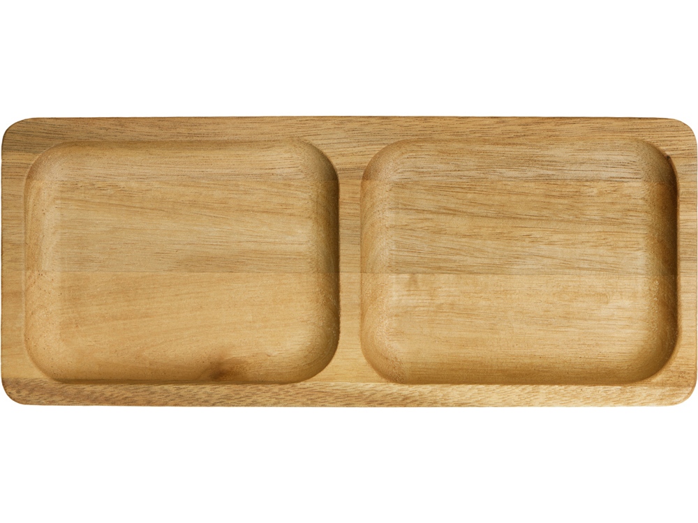 Изображение №3 | Менажница из акации с двумя секциями «Almond» (натуральный)