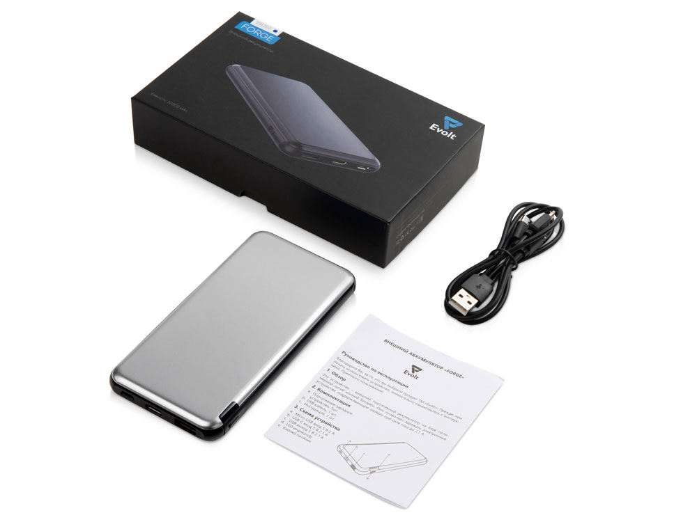 Изображение №7 | Внешний аккумулятор «Forge», 10000 mAh (белый)