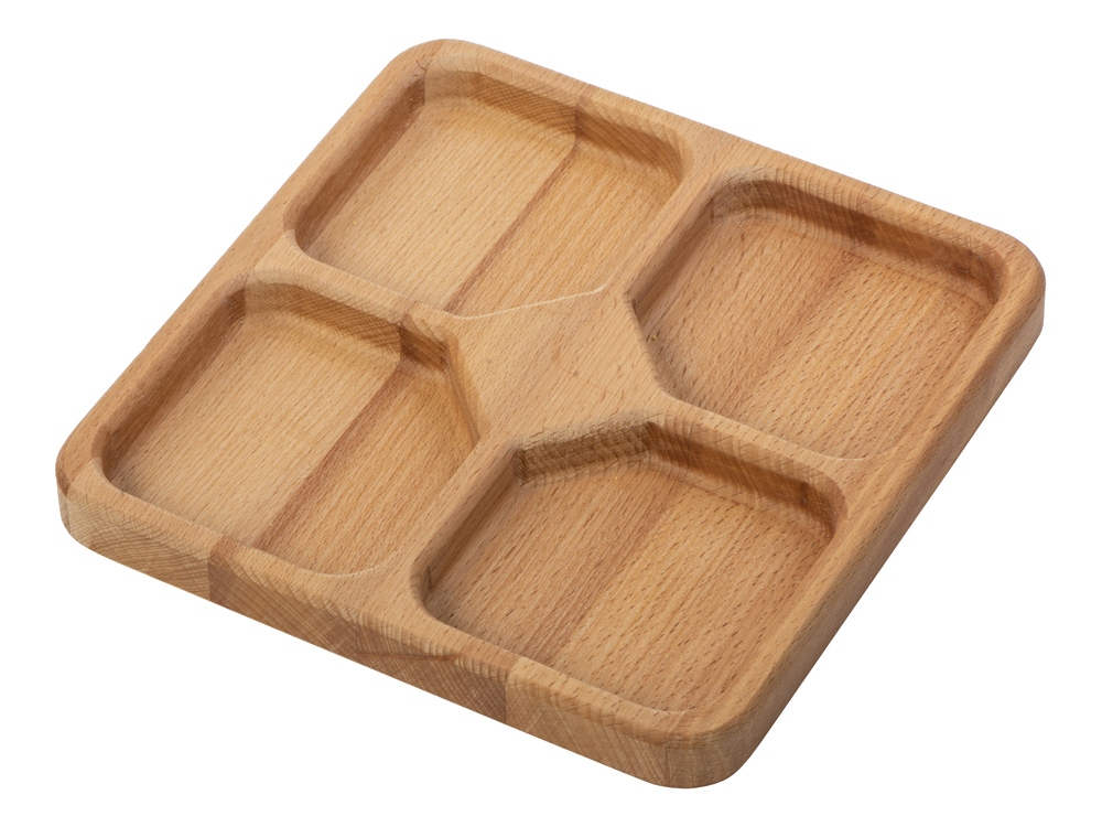 Изображение №1 | Менажница квадратная «Snacks» (коричневый)