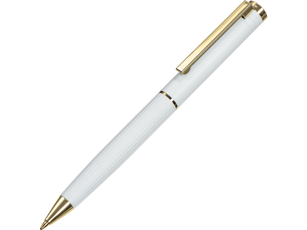 Изображение №1 | Шариковая металлическая ручка «Monarch Gold» (белый)