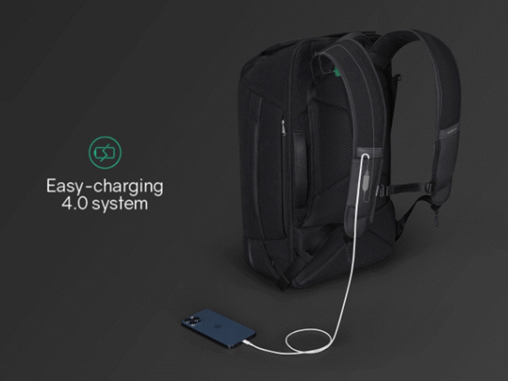 Изображение №7 | Антикражный рюкзак-трансформер Clickpack Travlo для ноутбука 16