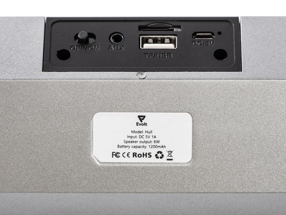 Изображение №9 | Портативная стереоколонка «Hull», 2*3 Вт (серый)