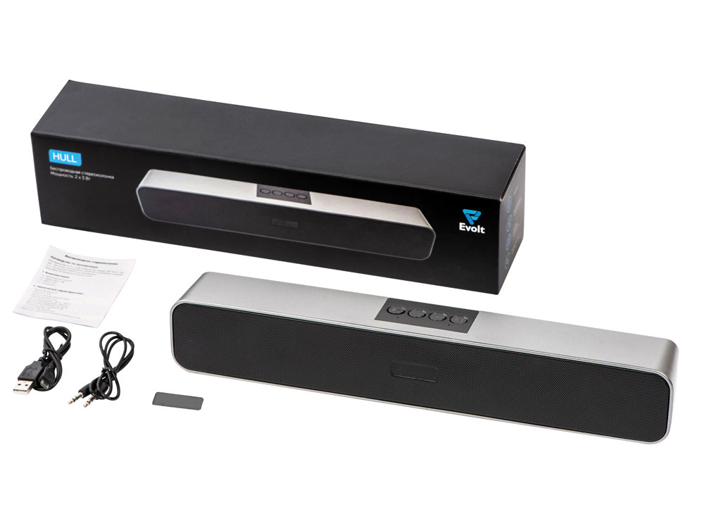 Изображение №10 | Портативная стереоколонка «Hull», 2*3 Вт (серый)