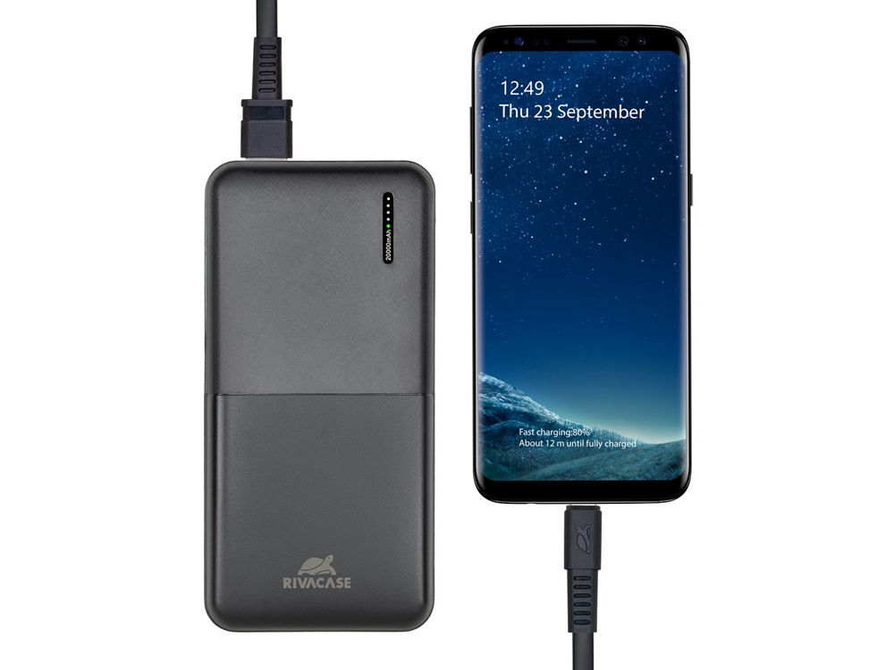 Изображение №9 | Внешний аккумулятор с быстрой зарядкой  VA2571, 20000 mAh (черный)