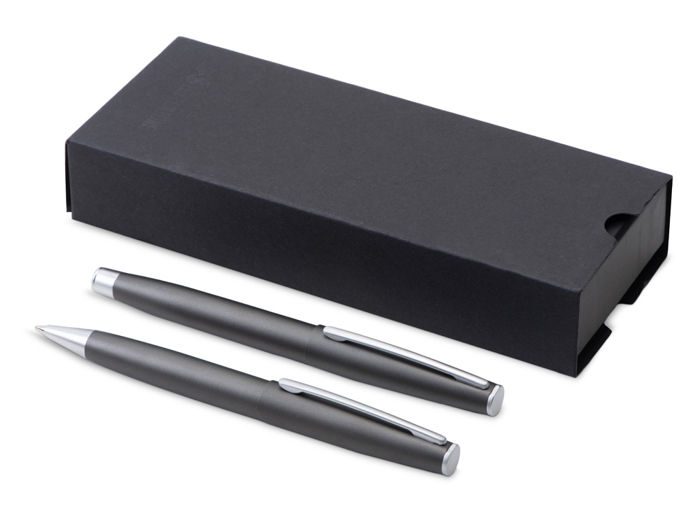 Изображение №1 | Подарочный набор ручек «Roosevelt»: шариковая и роллер (оружейная сталь)