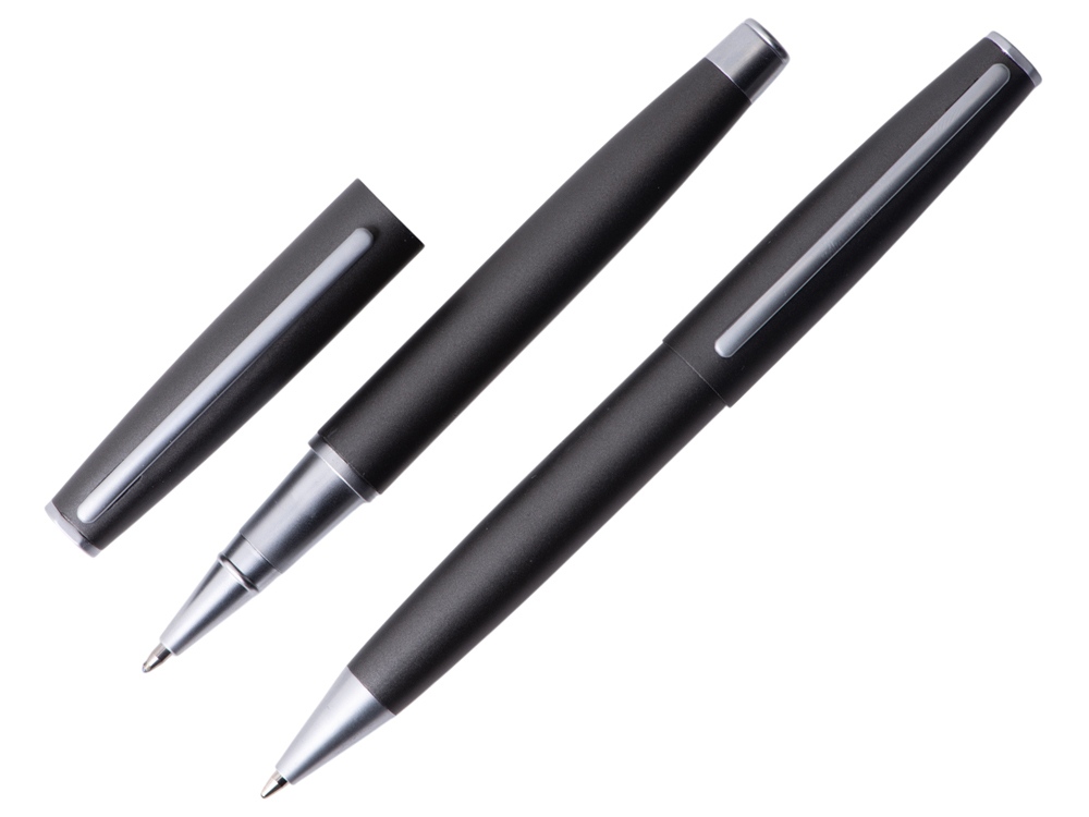 Изображение №2 | Подарочный набор ручек «Roosevelt»: шариковая и роллер (оружейная сталь)