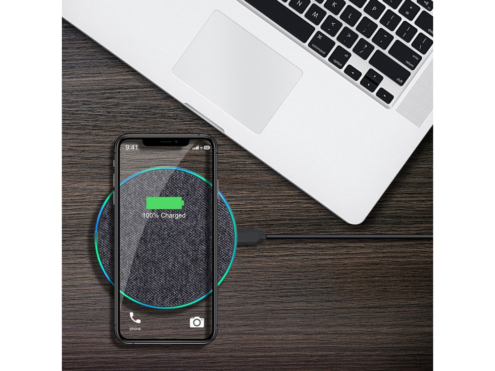 Изображение №9 | Беспроводное зарядное устройство VA4915, 10 Вт (серый)