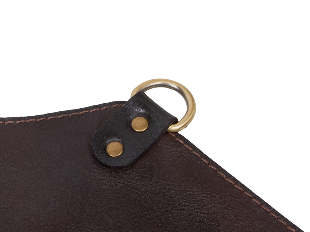 Изображение №10 | Фартук из натуральной кожи (темно-коричневый)