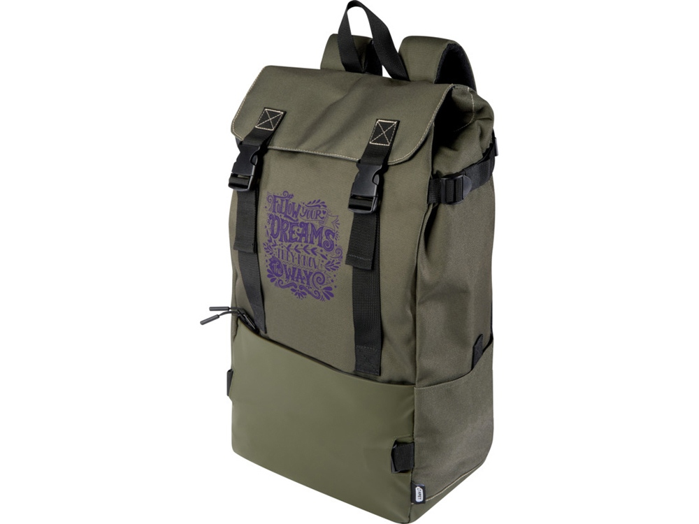 Изображение №6 | Модульный рюкзак «Roam» из переработанных материалов (зеленый)