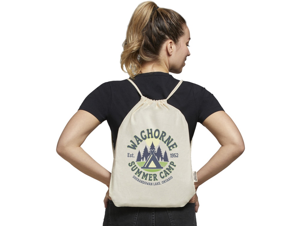 Изображение №5 | Рюкзак «Oregon» из переработанного хлопка (белый)