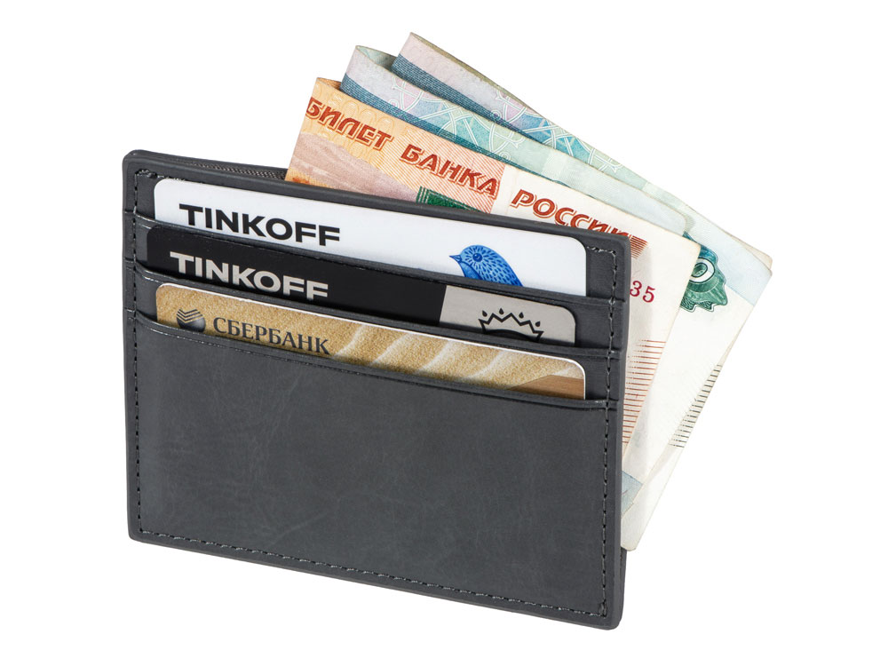 Изображение №3 | Картхолдер для 6 карт с RFID-защитой «Fabrizio» (серый)