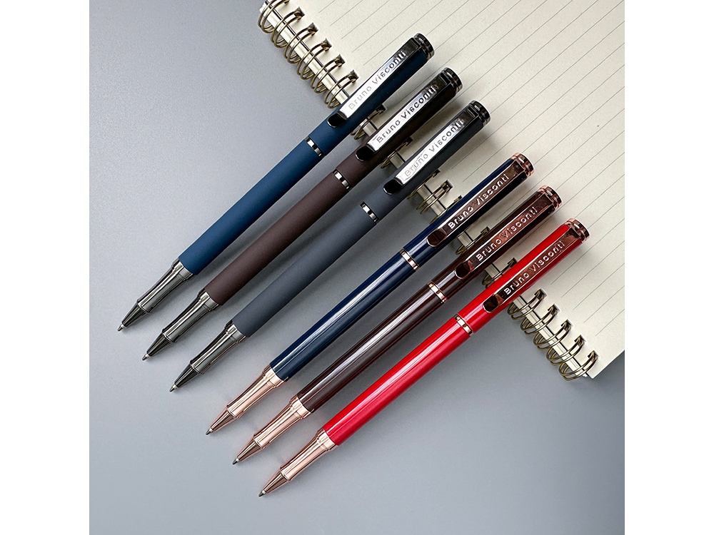 Изображение №6 | Ручка металлическая шариковая «Venezia Pragmatico» софт-тач (синий)