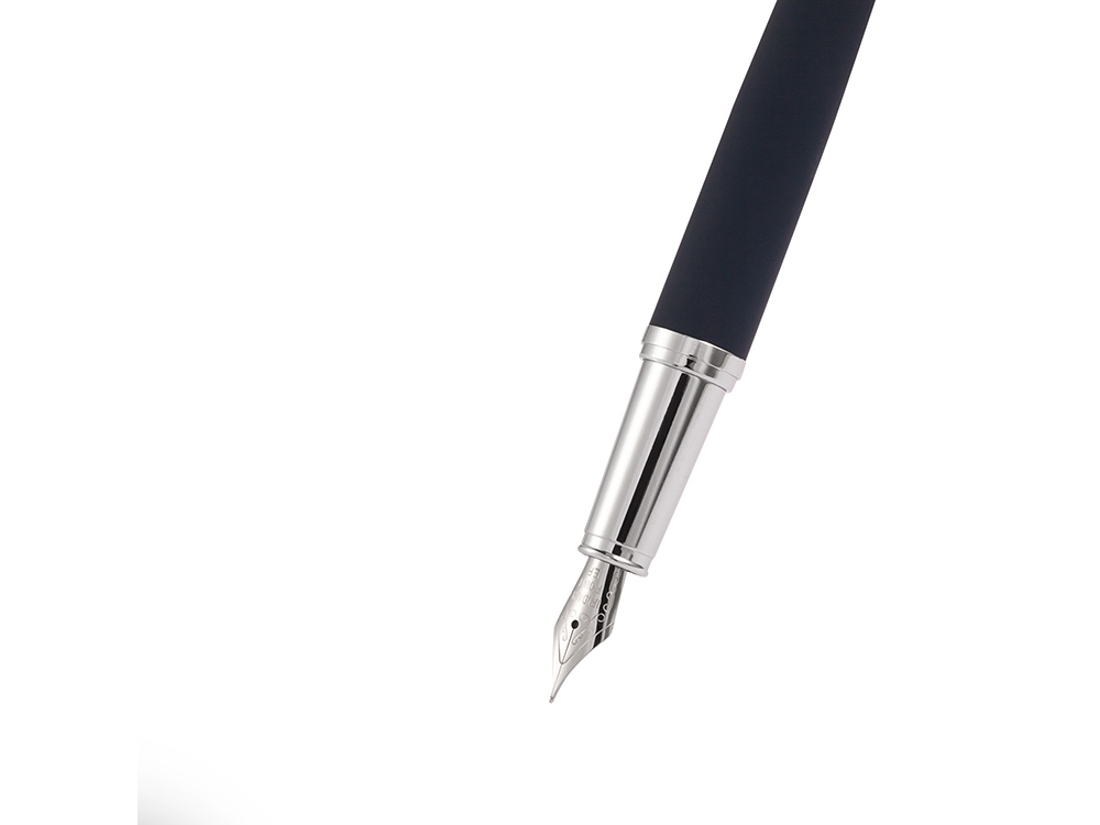 Изображение №3 | Ручка металлическая перьевая «Sienna» софт-тач (синий)