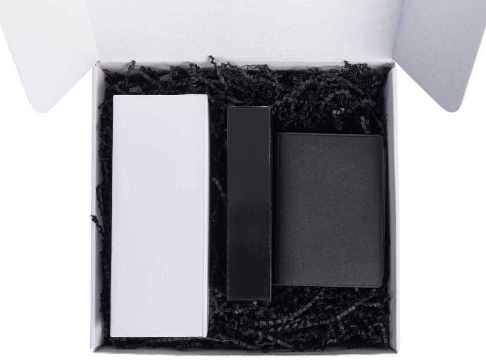 Изображение №5 | Подарочный набор  «Vice» с термокружкой, парковочной визиткой и обложкой для документов (черный)