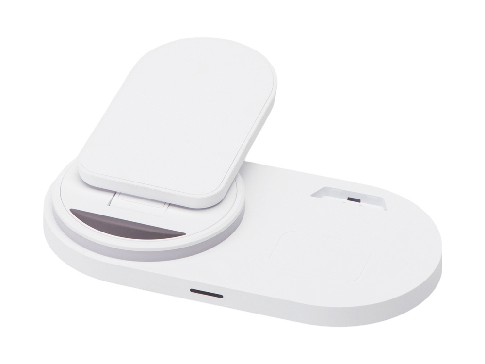 Изображение №3 | Складная зарядная станция с беспроводной зарядкой «Flashport», 15 Вт (белый)