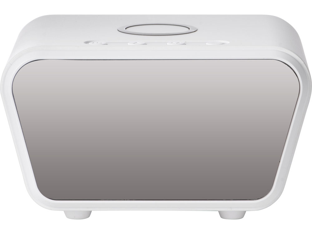 Изображение №5 | Настольные часы с функцией беспроводной зарядки «Wake», 10 Вт (белый)