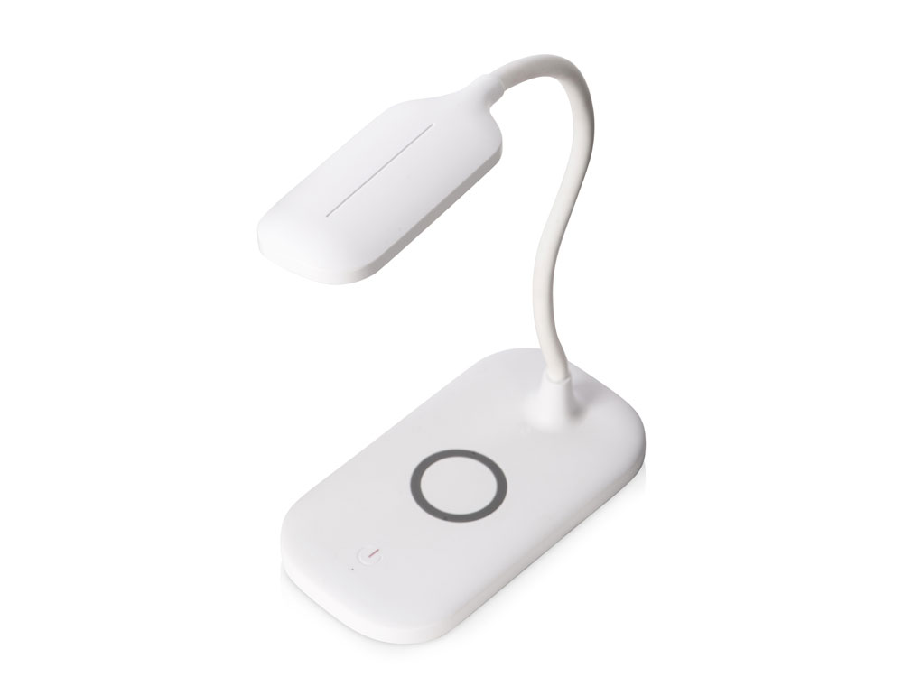 Изображение №1 | Настольный светильник с беспроводной зарядкой «Nimble», 10 Вт (белый)