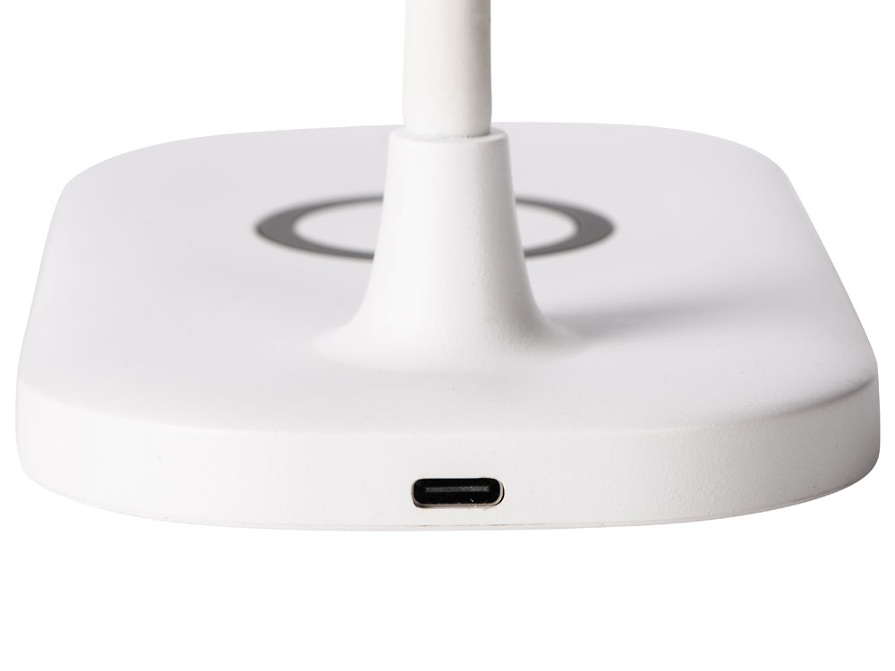 Изображение №5 | Настольный светильник с беспроводной зарядкой «Nimble», 10 Вт (белый)