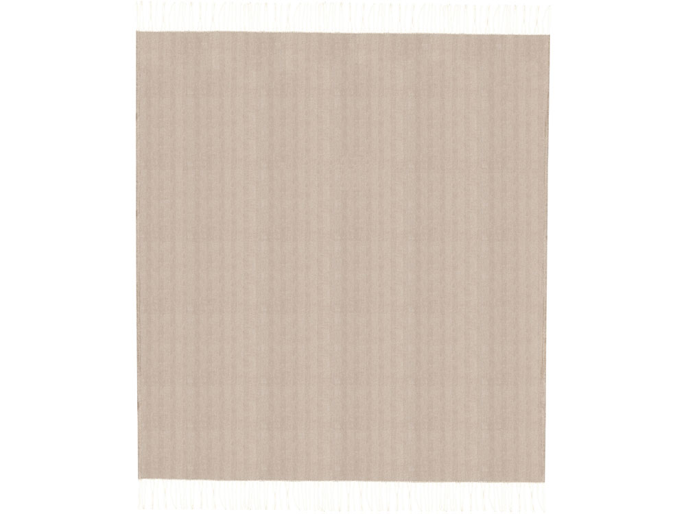 Изображение №4 | Плед «Ёлочка» из натурального хлопка (бежевый)