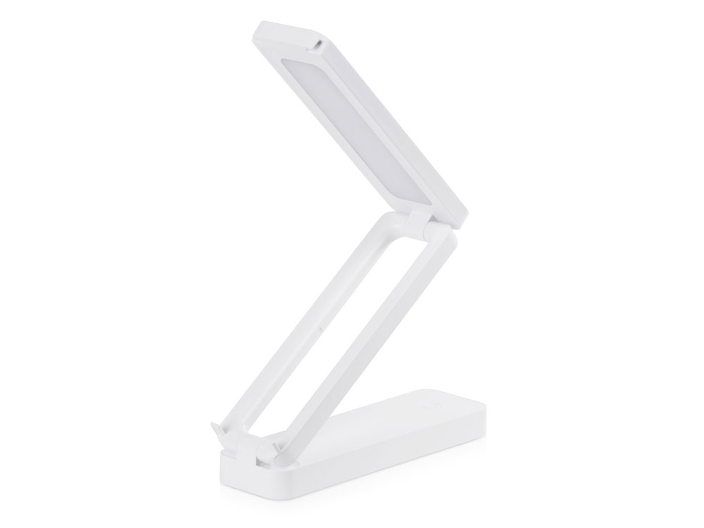 Изображение №1 | Складывающая настольная лампа с подставкой для телефона «Stack N», 3 Вт (белый)