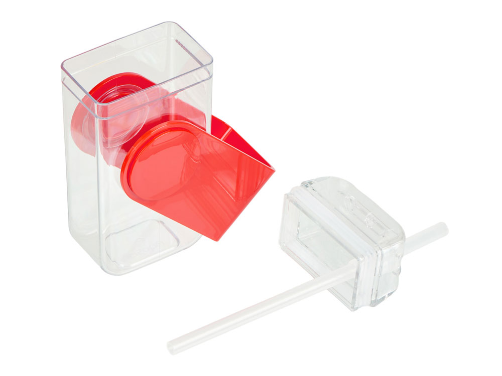 Изображение №4 | Бутылка для воды «JUICY DRINK BOX», 290 мл (прозрачный, красный)