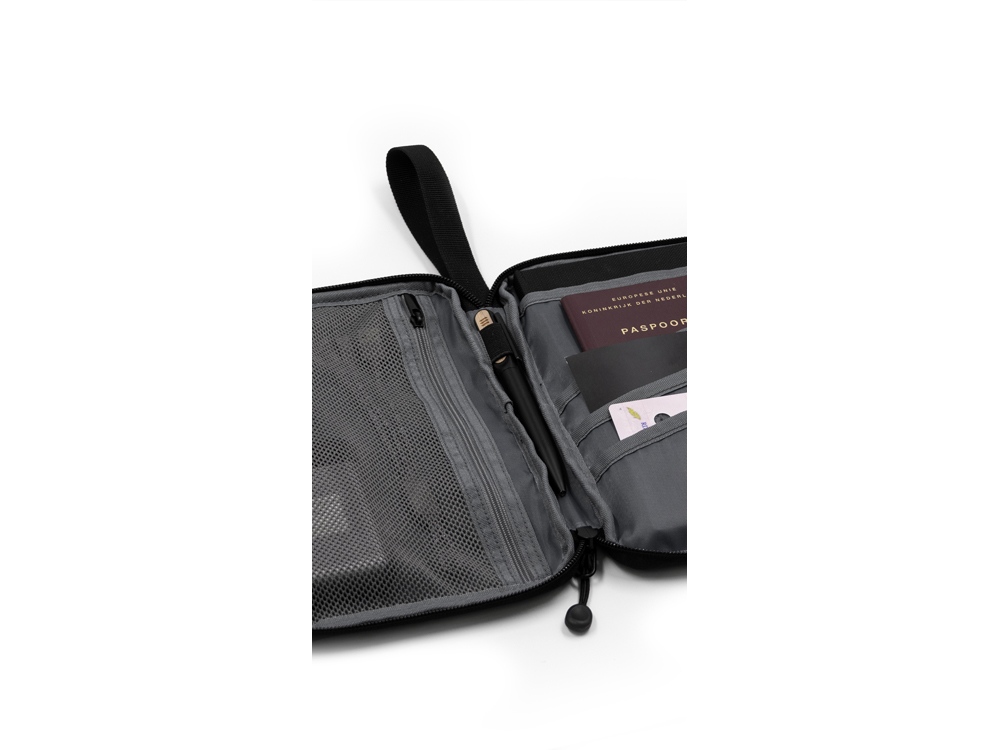 Изображение №9 | Тревел-органайзер «Nomad» из водостойкого переработанного пластика (серый)