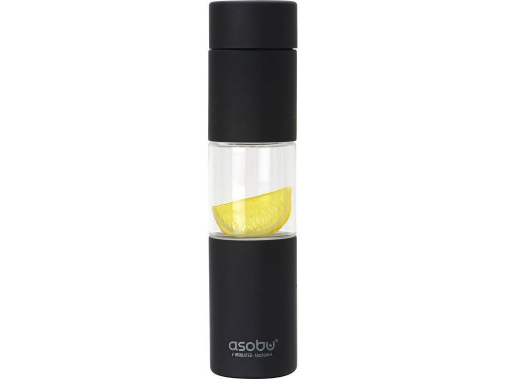 Изображение №6 | Бутылка для воды «FLAVOUR U SEE» (черный)