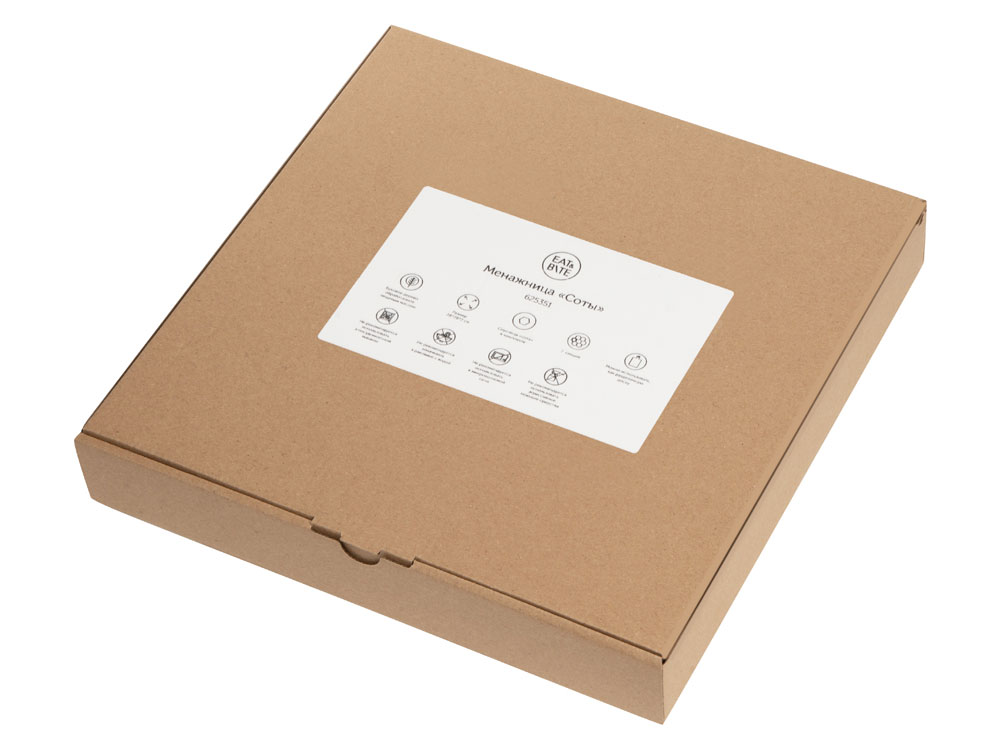 Изображение №10 | Менажница «Соты» (натуральный коричневый)