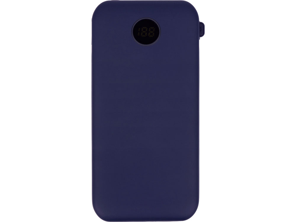Изображение №5 | Внешний беспроводной аккумулятор с подсветкой лого «Astro», soft-touch, 10000 mAh (темно-синий)