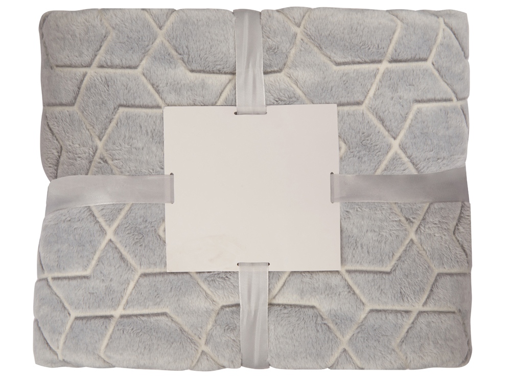 Изображение №6 | Светящийся в темноте плед «Lattice» (серый)