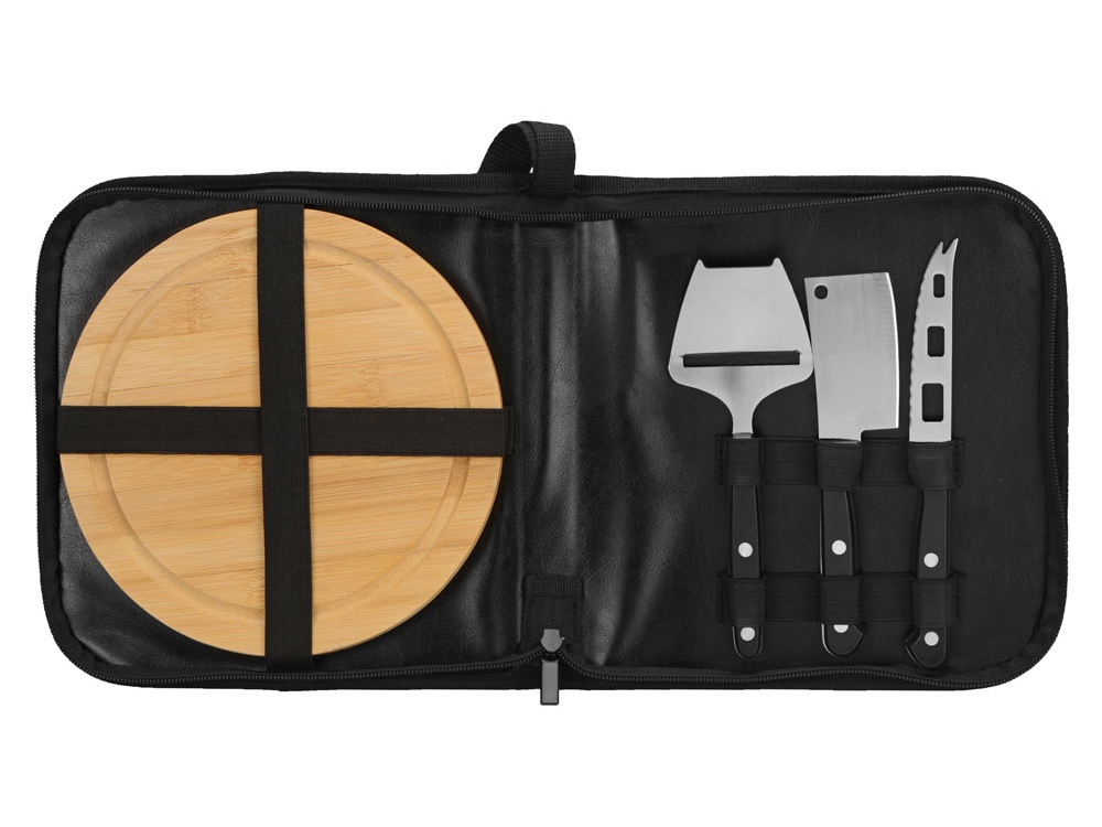 Изображение №9 | Набор для подачи сыра «Fabrizio» (черный, серебристый, натуральный)