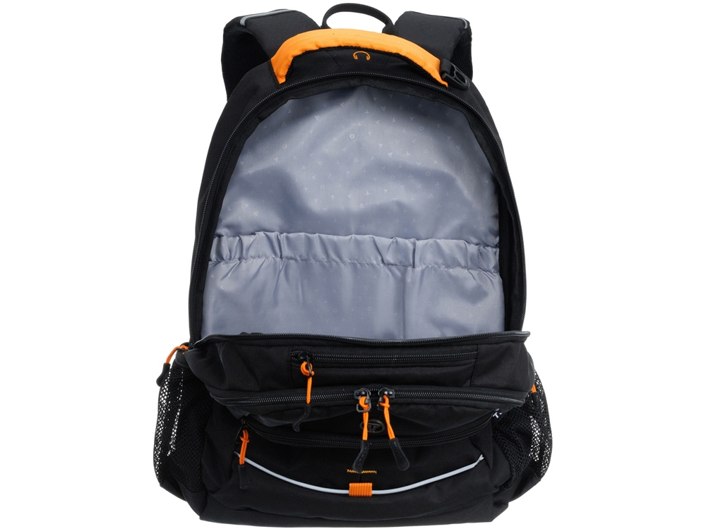 Изображение №8 | Рюкзак «РАКЕТА» (черный/оранжевый)