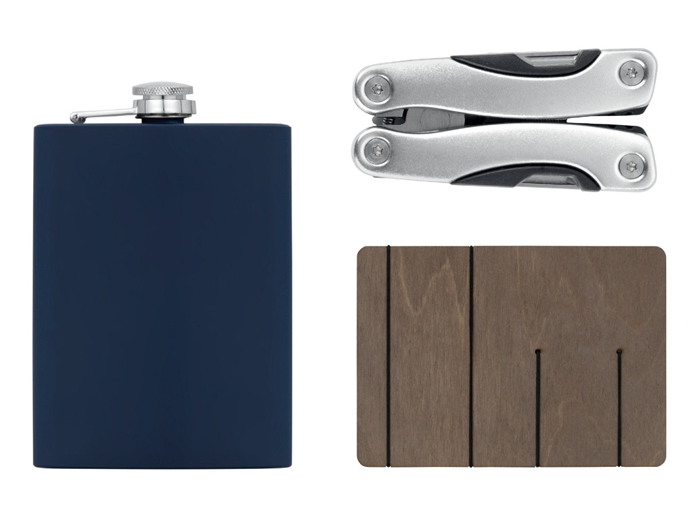 Изображение №1 | Подарочный набор «Путешественник 2.0.» (синий, темно-синий)